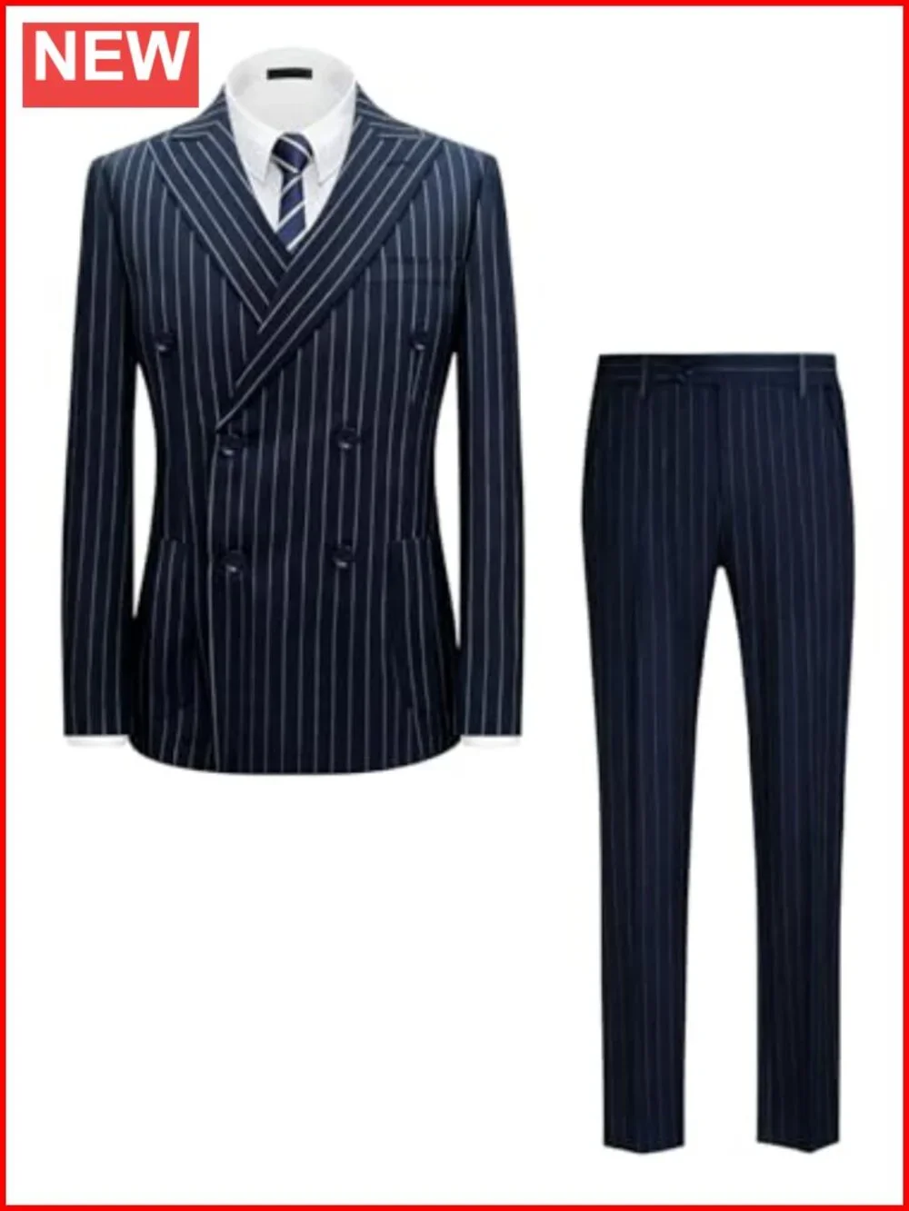 N/A elegant pinstripe